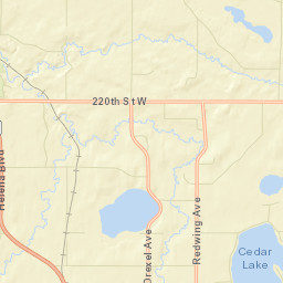 Scott County Street Map