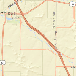 Osseo Street Map