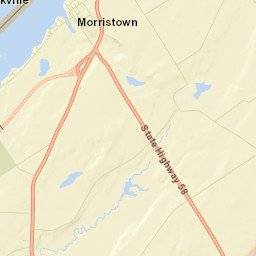 Morristown New York Street Map