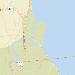 Port Kent New York Street Map