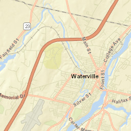 Waterville Street Map