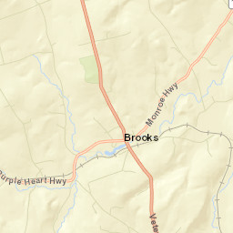 Brooks Street Map