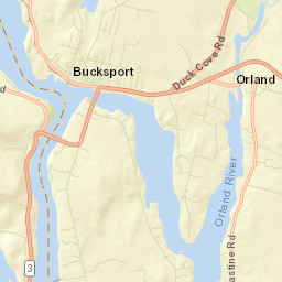 Bucksport Street Map