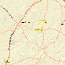 Landiras Street Map
