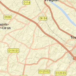 Preignac Street Map