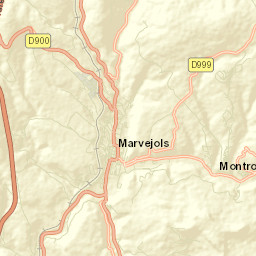 Marvejols Street Map