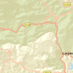 Largentière Street Map