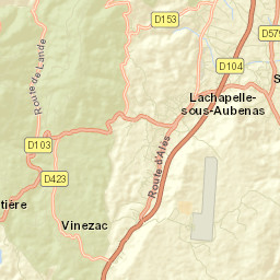 Lachapelle-sous-Aubenas Street Map