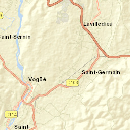 Lavilledieu Street Map