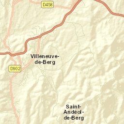 Villeneuve-de-Berg Street Map