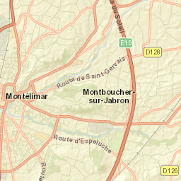 Montboucher-sur-Jabron Street Map