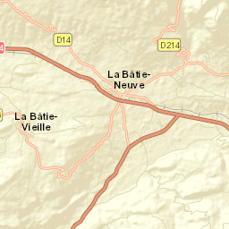 La Bâtie-Neuve Street Map