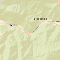 Brossasco Street Map