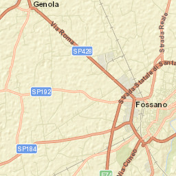 Fossano Street Map