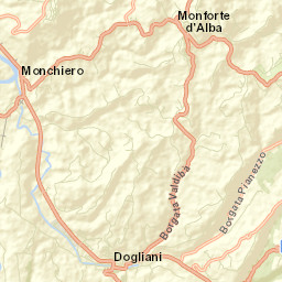 Dogliani Street Map