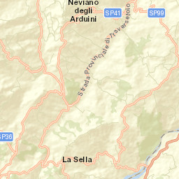 Neviano degli Arduini Street Map