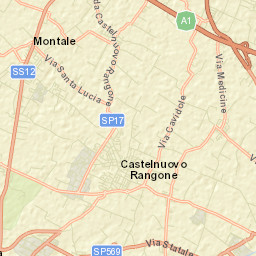 Castelnuovo Rangone Street Map