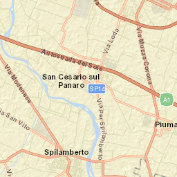 Piumazzo Street Map