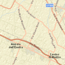 Anzola dell'Emilia Street Map
