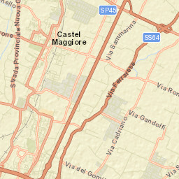 Castel Maggiore Street Map