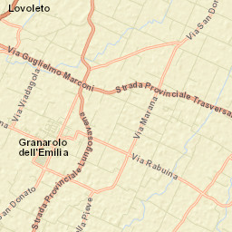 Granarolo dell'Emilia e Viadagola Street Map