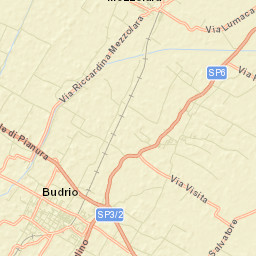 Budrio Street Map