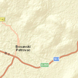 Bosanski Petrovac Street Map