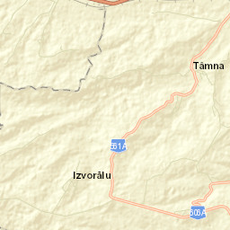 Comuna Tâmna Street Map
