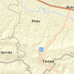 Comuna Butoieşti Street Map