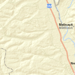 Comuna Melineşti Street Map