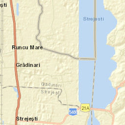 Strejeşti Street Map