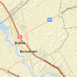 Buftea Street Map