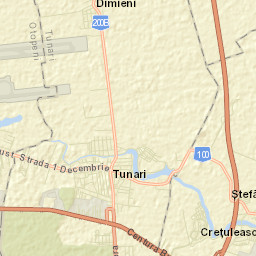 Tunari Street Map