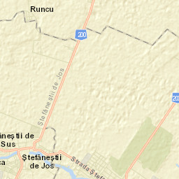 Ştefăneştii de Jos Street Map