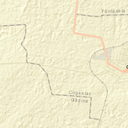Comuna Cogealac Street Map
