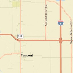 Tangent Street Map