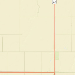 Hand County Street Map