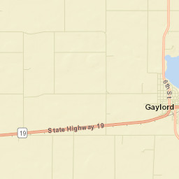 Gaylord Street Map