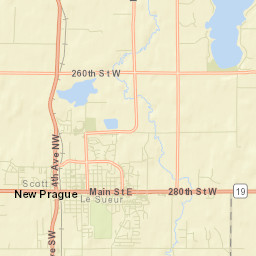 New Prague Street Map