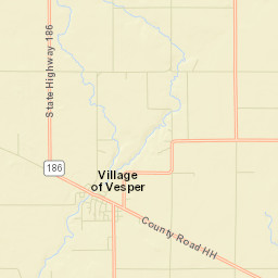 6470-6486 County Highway HH, Vesper, WI  Street Map
