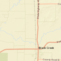 Black Creek Street Map