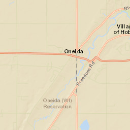 Oneida Street Map