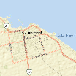 Collingwood Street Map