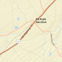 Stellaville New York Street Map