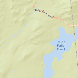 Union Falls New York Street Map