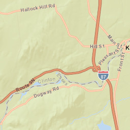 Keeseville New York Street Map
