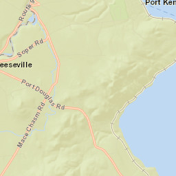 Port Douglass New York Street Map