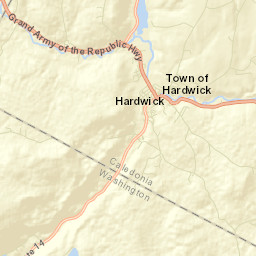 Hardwick Street Map