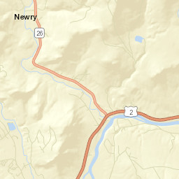 Oxford County Street Map