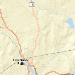 Livermore Falls Street Map